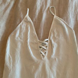 Free People White Tank Top